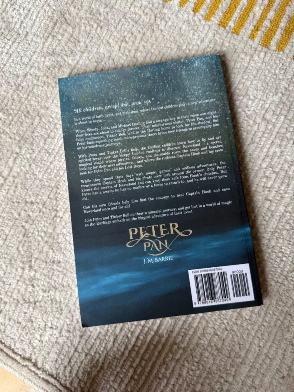 Peter Pan J.M. Barrie Illustrated Classic Paperback Children’s Book